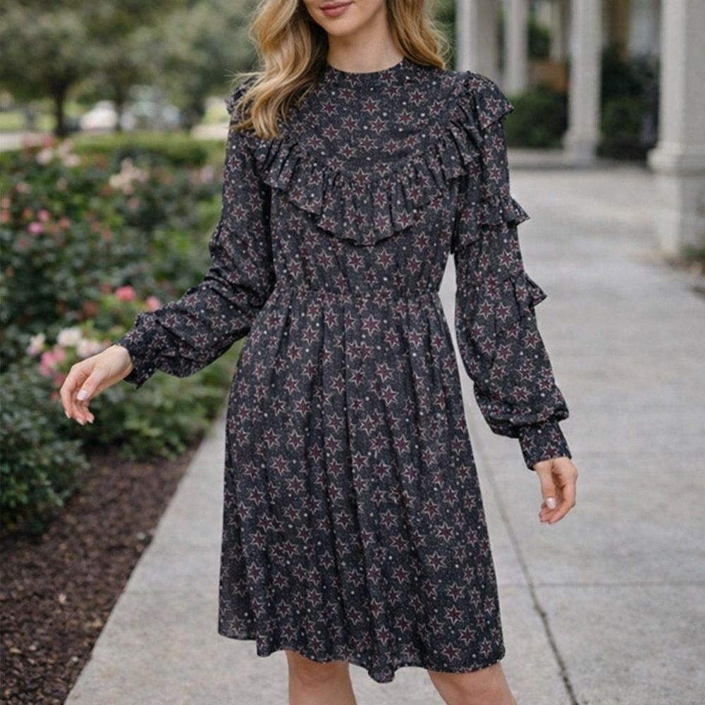 NWT Soaked In Luxury 70’s Retro Style Dress